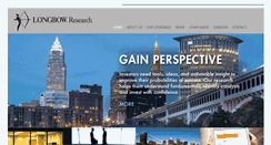 Desktop Screenshot of longbowresearch.com
